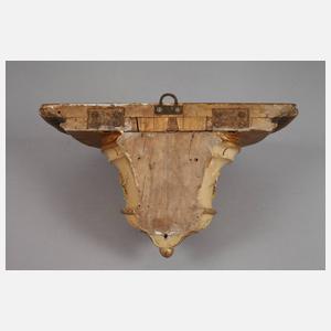 Geschnitzte Wandkonsole