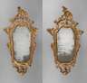 Paar Wandspiegel Rokoko