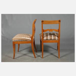 Zwei + zwei Stühle Biedermeier