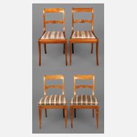 Zwei + zwei Stühle Biedermeier111