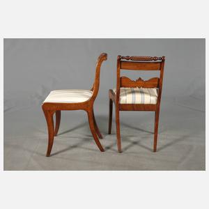 Vier Stühle Spätbiedermeier
