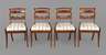Vier Stühle Spätbiedermeier
