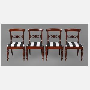 Vier Biedermeierstühle