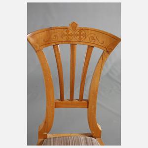 Vier Biedermeierstühle