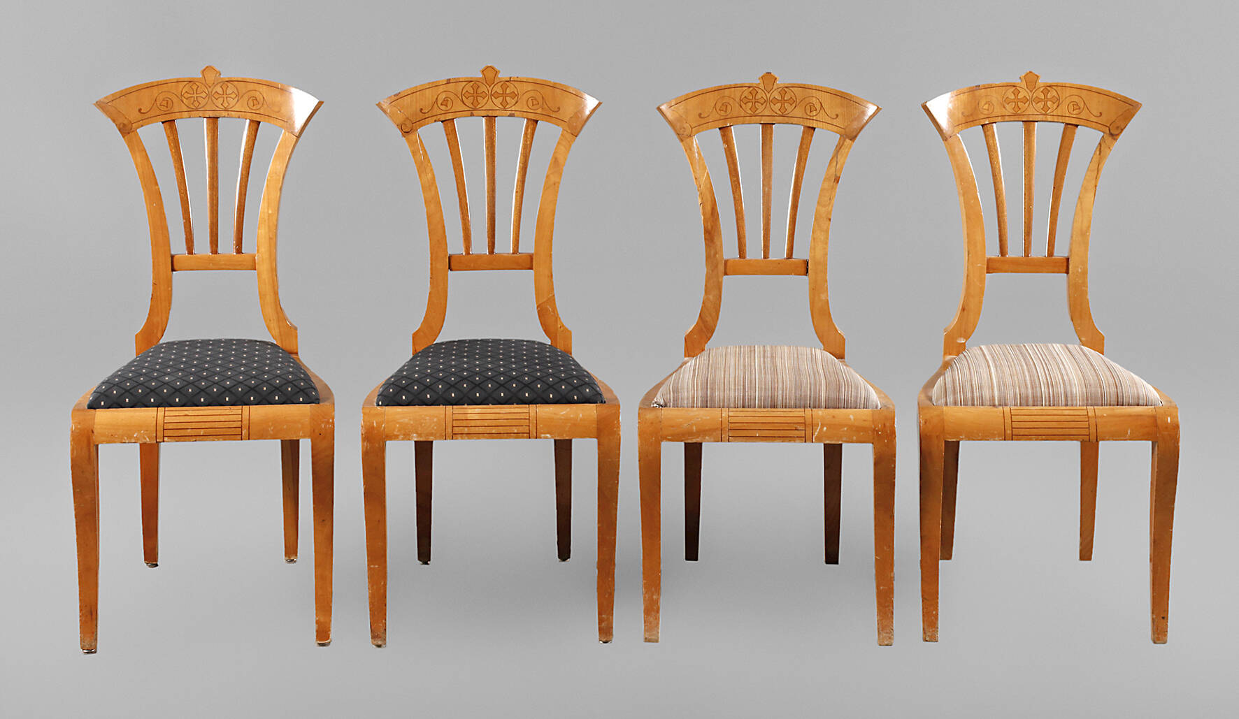 Vier Biedermeierstühle