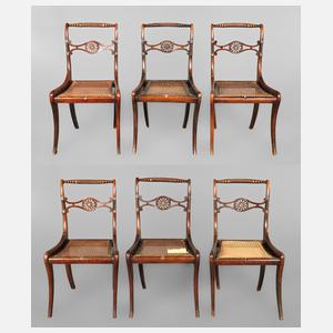 Sechs Biedermeierstühle