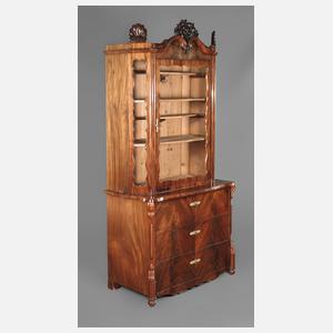 Aufsatzvitrine Louis Philippe