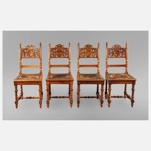 Vier Gründerzeitstühle