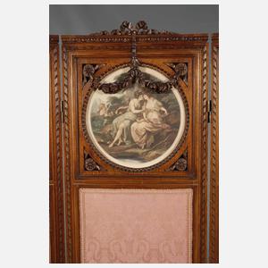 Klassizistischer Paravent