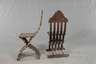 Paar maurische Scherensessel