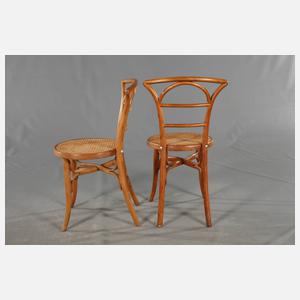 Paar Stühle Bugholz