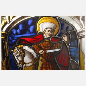 Bleiverglasung Heiliger Martin