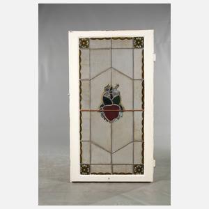 Zwei Bleiglasfenster