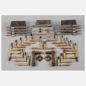 Posten Türbeschläge aus dem Wettiner Hof