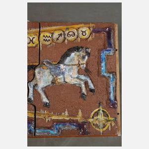 Wandrelief Terrakotta