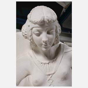 Stuckrelief als Supraporta