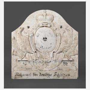 Wandrelief mit Wappendarstellung