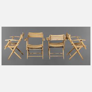 Vier Klappstühle Naether