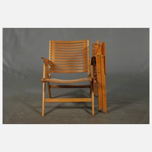 Drei „REX“ Klappstühle