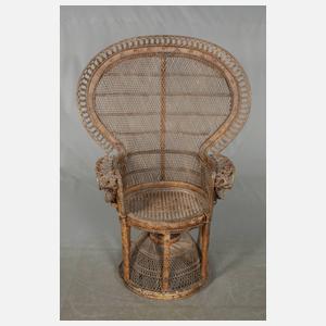 Großer Korbsessel