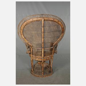 Großer Korbsessel