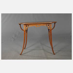 Intarsierter Beistelltisch