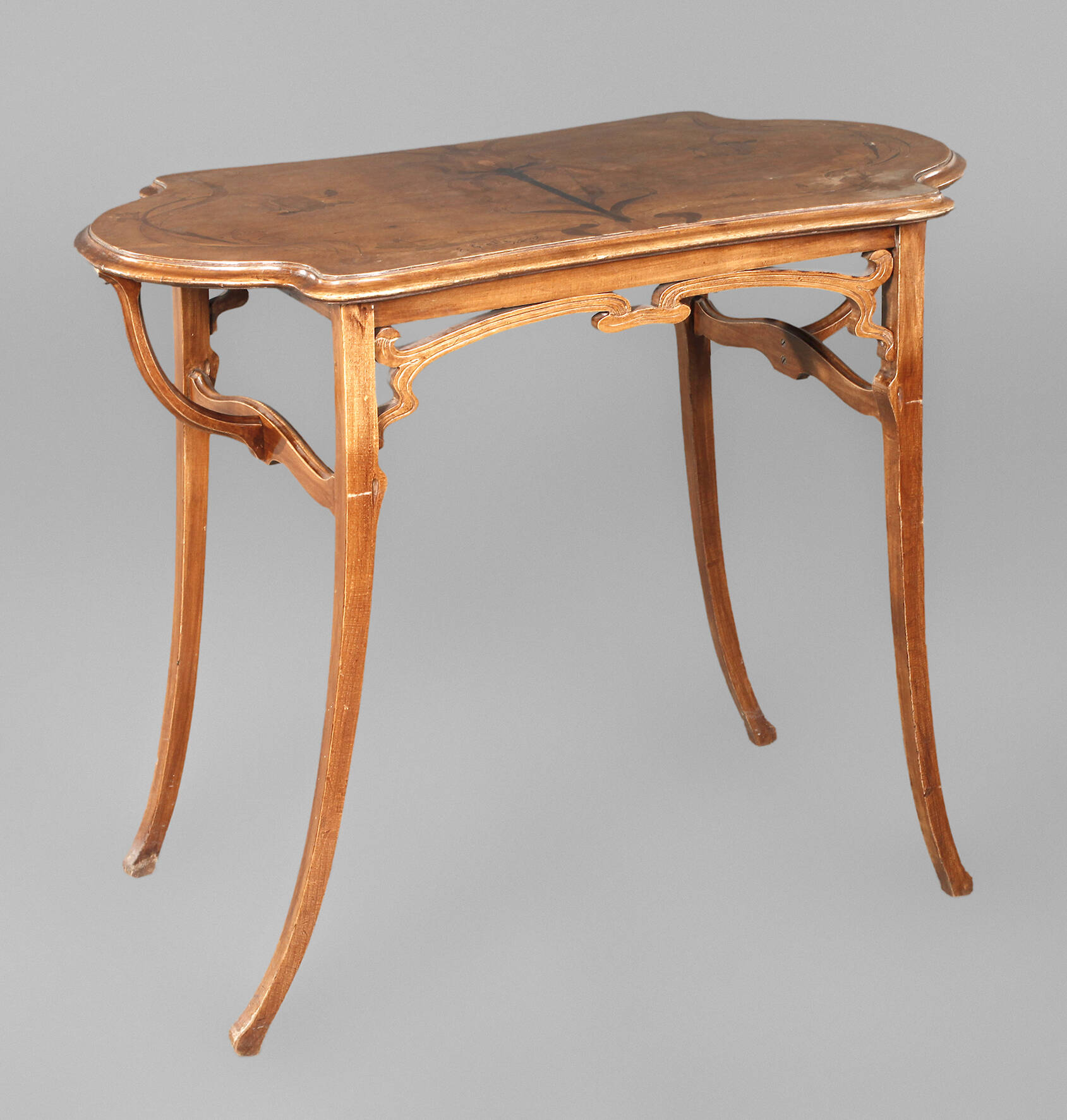 Intarsierter Beistelltisch