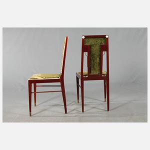 Paar feine Jugendstilstühle