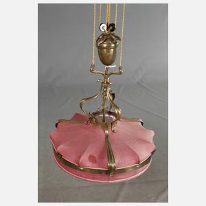 Große Salonlampe Jugendstil