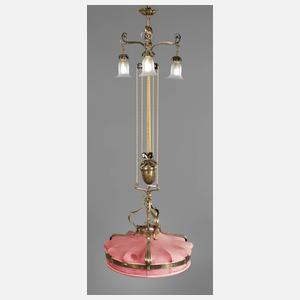 Große Salonlampe Jugendstil
