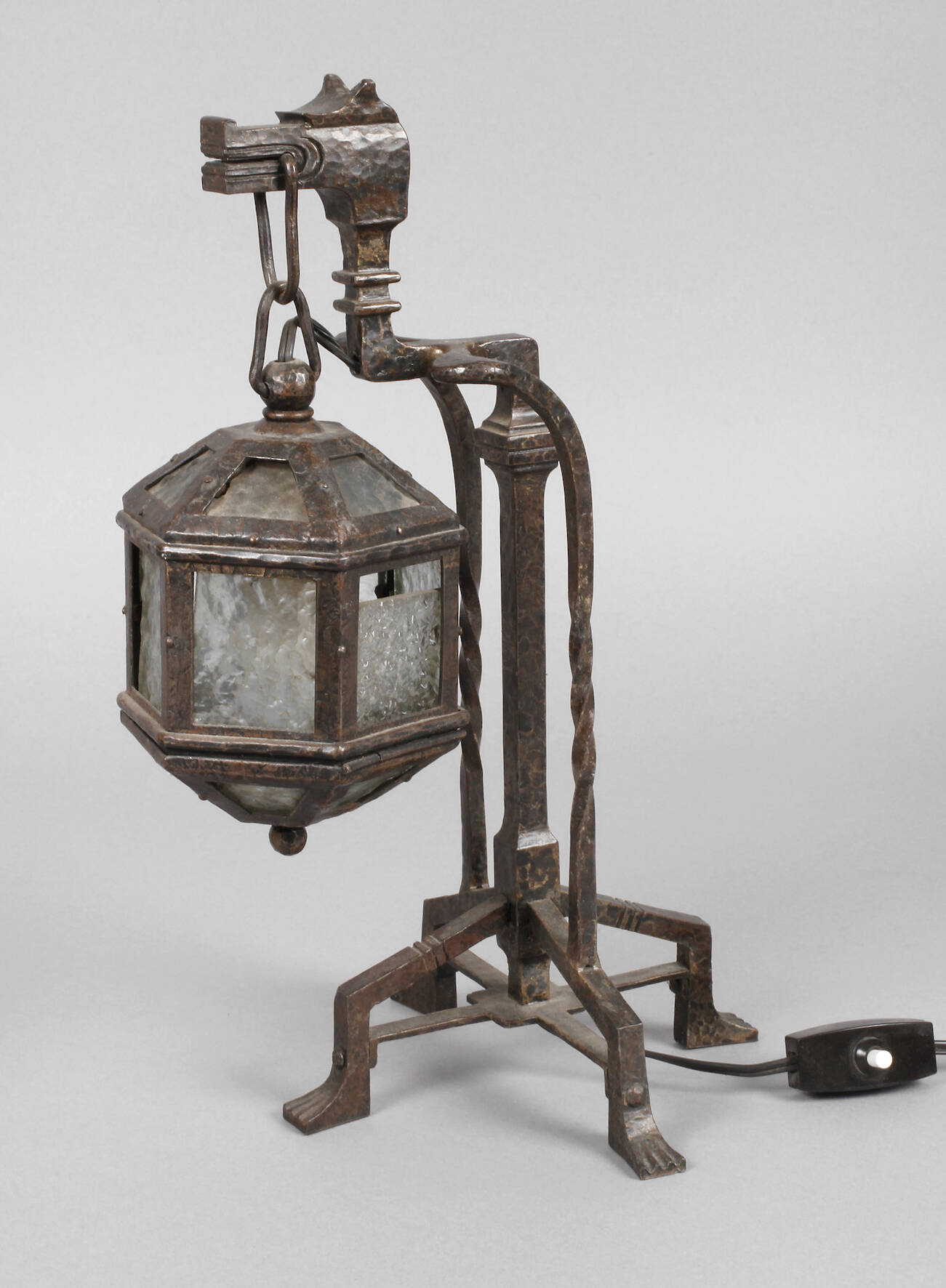 Tischlampe Schmiedeeisen