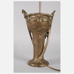 Bronzelampe G. Flámand