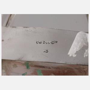 Silber kleine Gewürzmest Jugendstil