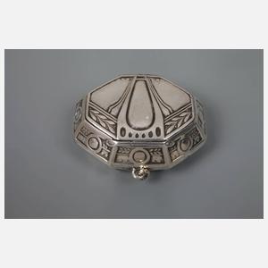 Silber drei Pillendosen Jugendstil