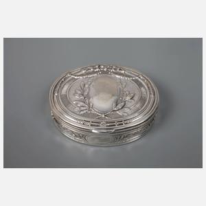 Silber drei Pillendosen Jugendstil