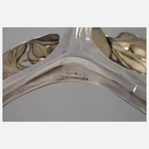 Silberschale mit Putten