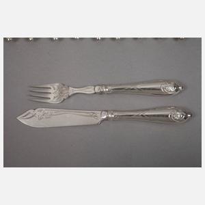 WMF Geislingen Fischbesteck Efeudekor