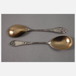 Silber Eisbesteck als Geschenkset