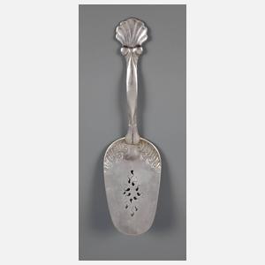 Georg Jensen Tortenheber mit Muschelgriff