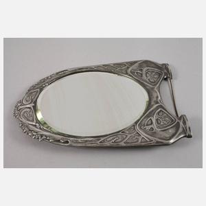 Tischspiegel Jugendstil Zinn