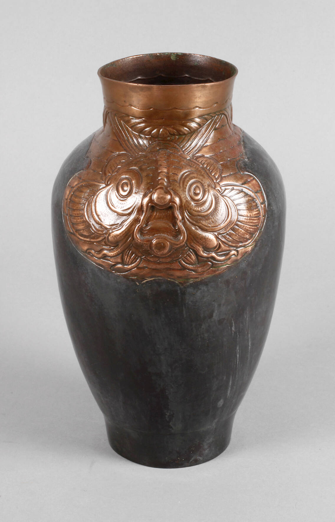 München Kupfervase Jugendstil