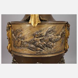 Frankreich große Bodenvase Jugendstil