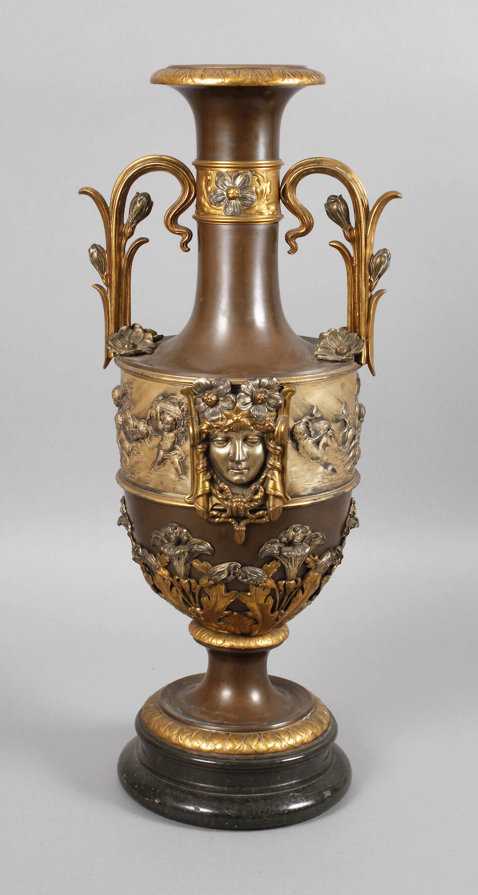 Frankreich große Bodenvase Jugendstil