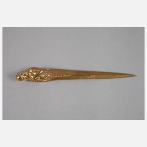 E. Maurel figürliches Papiermesser