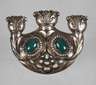 Georg Jensen, Brosche mit Steinbesatz