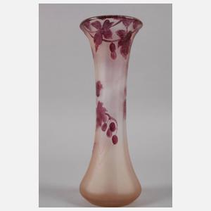 Legras & Cie. Vase Weinlaubdekor