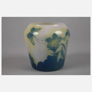 Ätzglasvase St. Louis Nancy