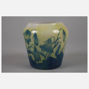 Ätzglasvase St. Louis Nancy