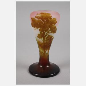 Ätzglasvase Émile Gallé