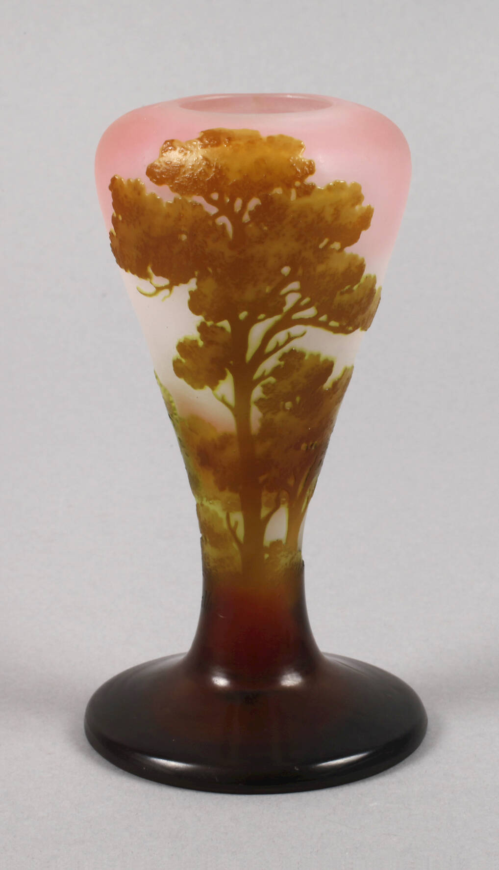 Ätzglasvase Émile Gallé